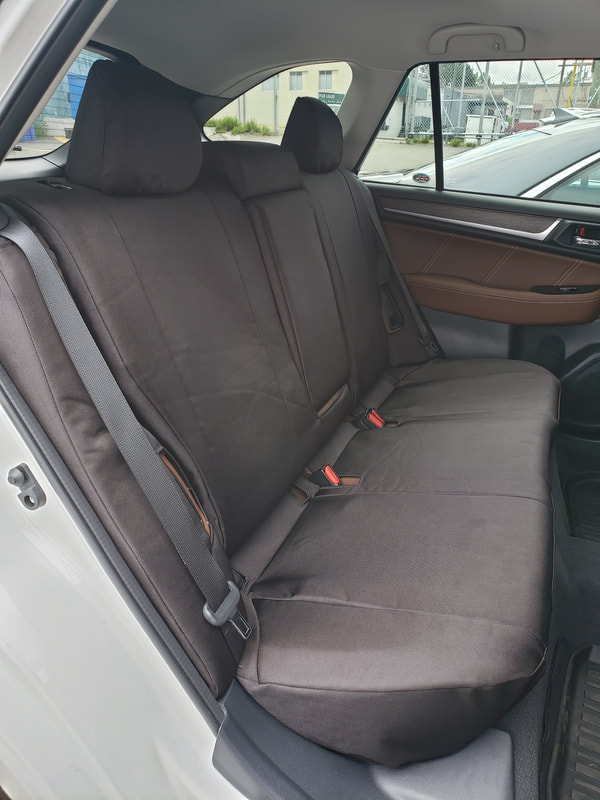 Rear Custom Fit Seat Covers for 2019 Subaru Outback - Heavy Duty Fabric