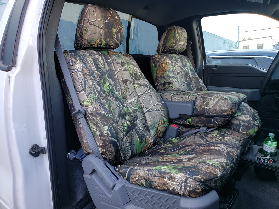 Realtree Camouflage Custom Seat Covers for Ford F150