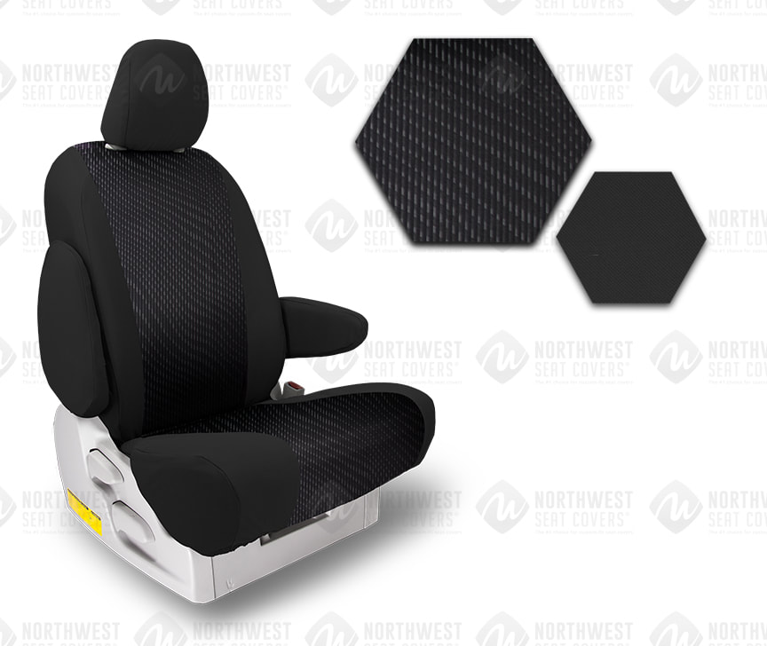 Black Cool Sport Seat Covers for Toyota Tacoma